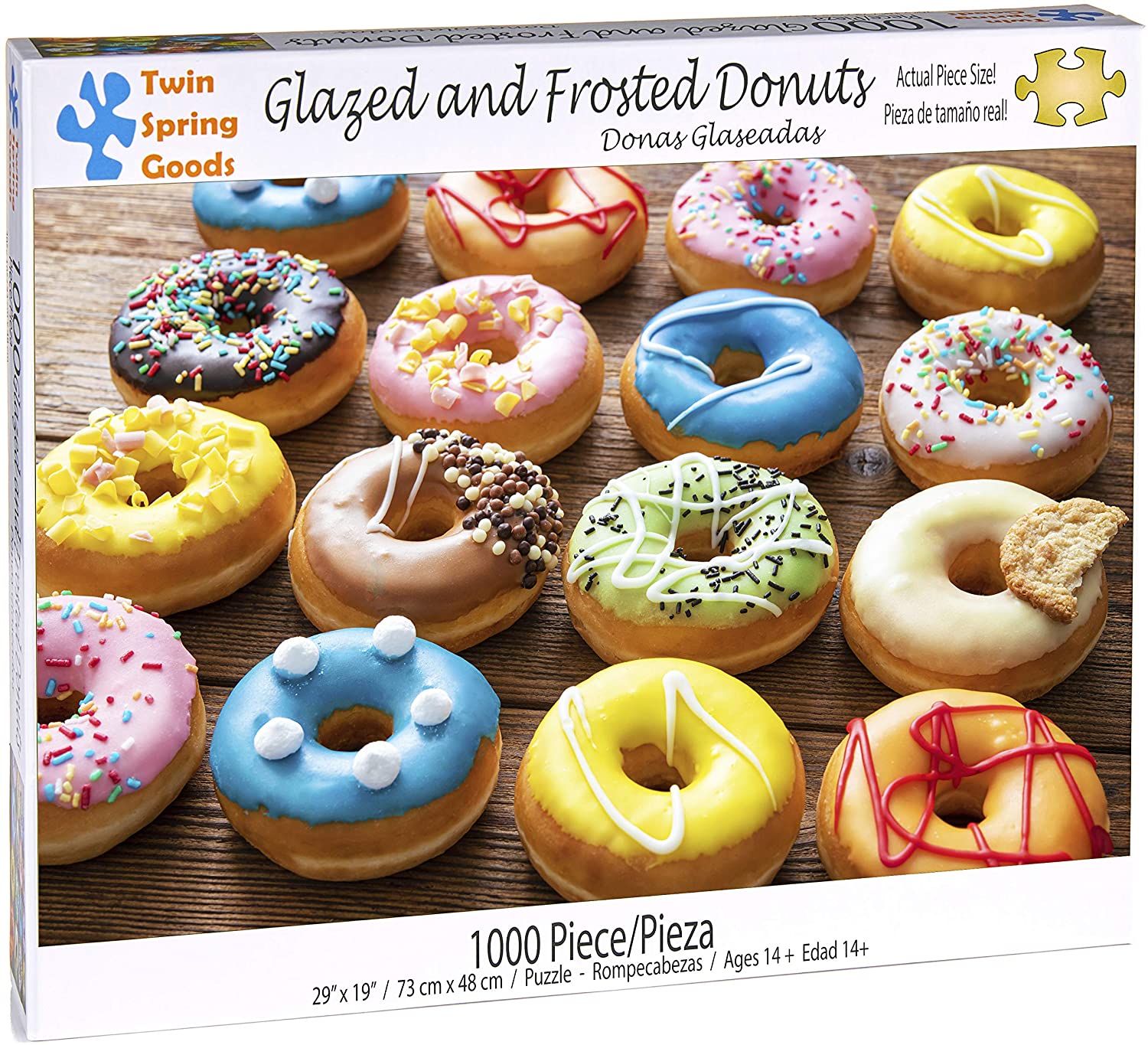 Glazed and Frosted Donuts (1000 pc puzzle)