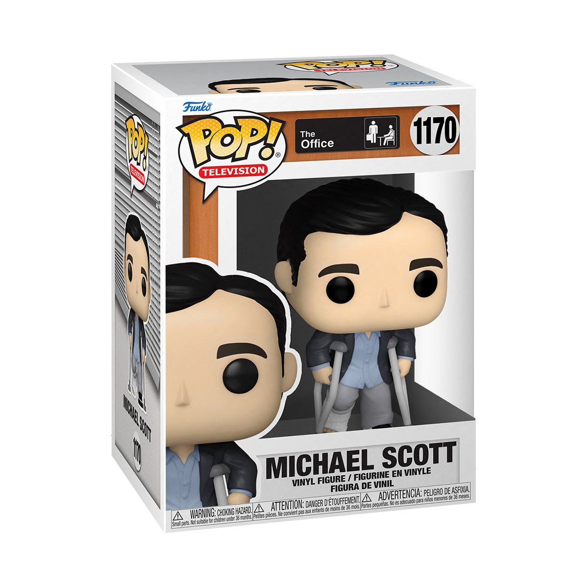 The Office - Michael Scott Standing with Crutches Pop! Vinyl Figure (1170)