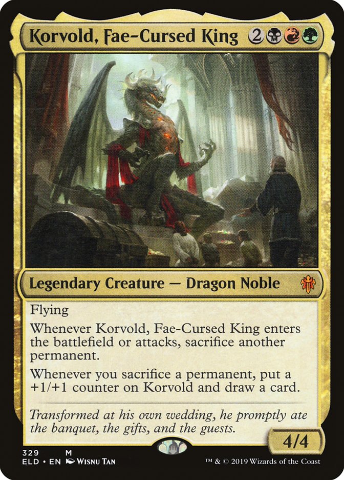 Korvold, Fae-Cursed King [Foil] :: ELD