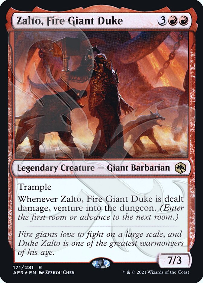 Zalto, Fire Giant Duke [Foil] :: PAFR
