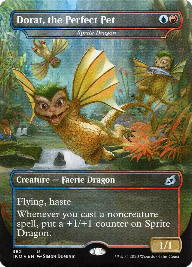 Dorat, the Perfect Pet - Sprite Dragon [Foil] :: IKO