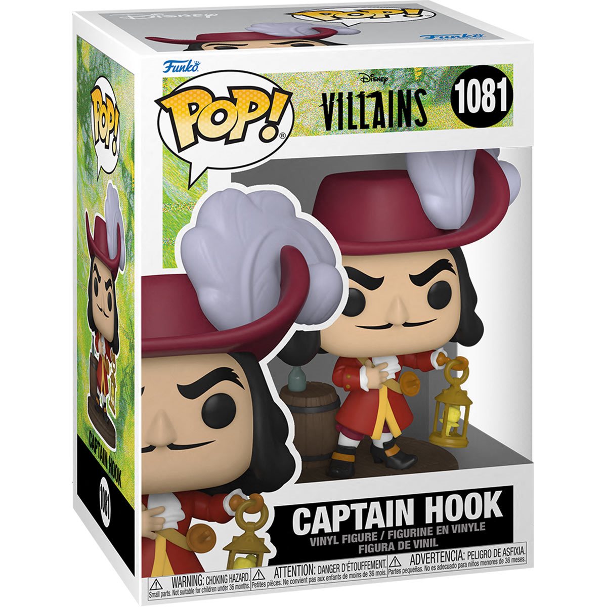 Disney Villains - Captain Hook Pop! Vinyl Figure (1081)