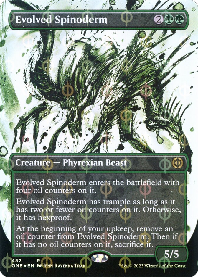 Evolved Spinoderm (Showcase) (Step-and-Compleat Foil) [Foil] :: ONE