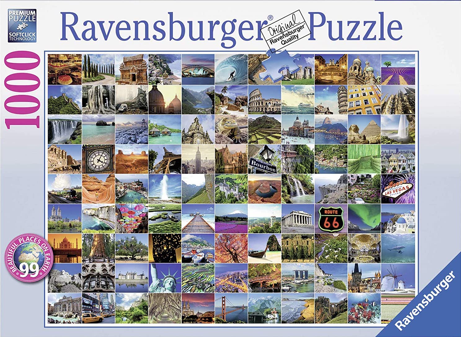99 Beautiful Places in Europe (3000 pc puzzle)