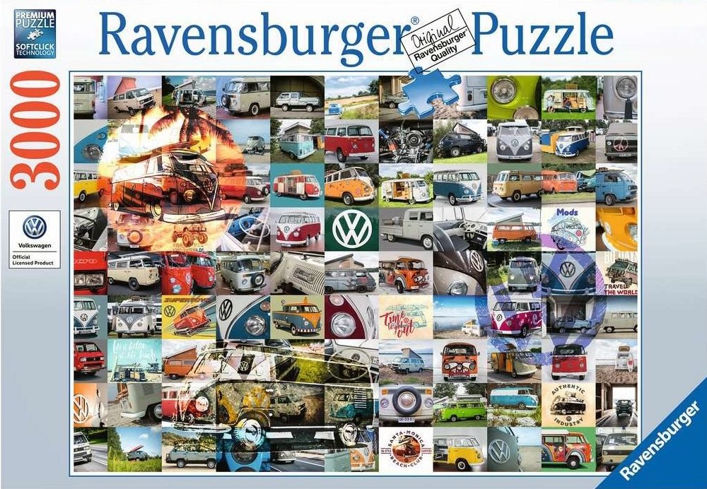 99 VW Campervan Moments (3000 pc puzzle)