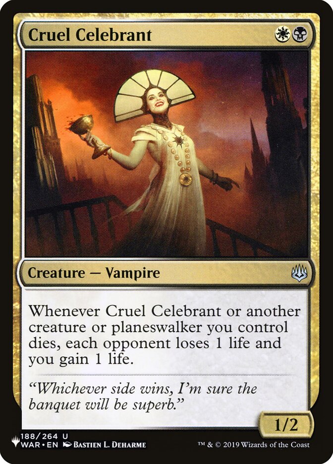 Cruel Celebrant :: PLIST