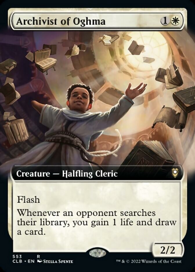 Archivist of Oghma (Extended Art) [Foil] :: CLB