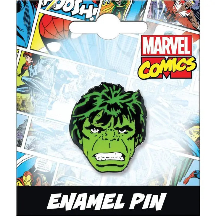 Marvel Comics Hulk Head Enamel Pin