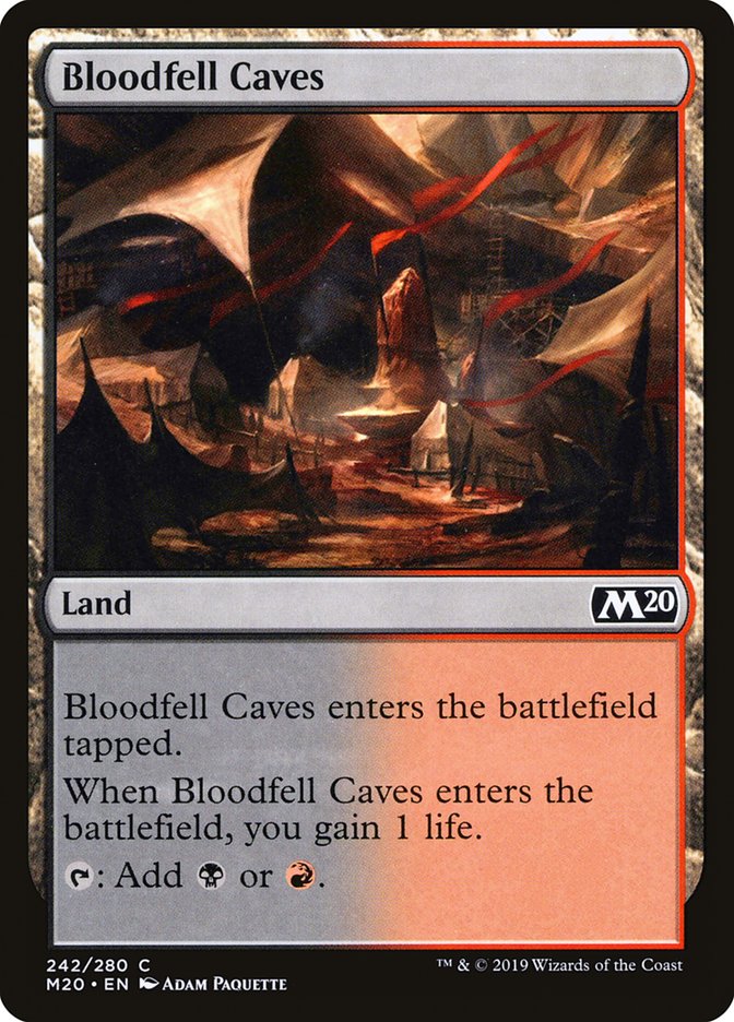 Bloodfell Caves [Foil] :: M20
