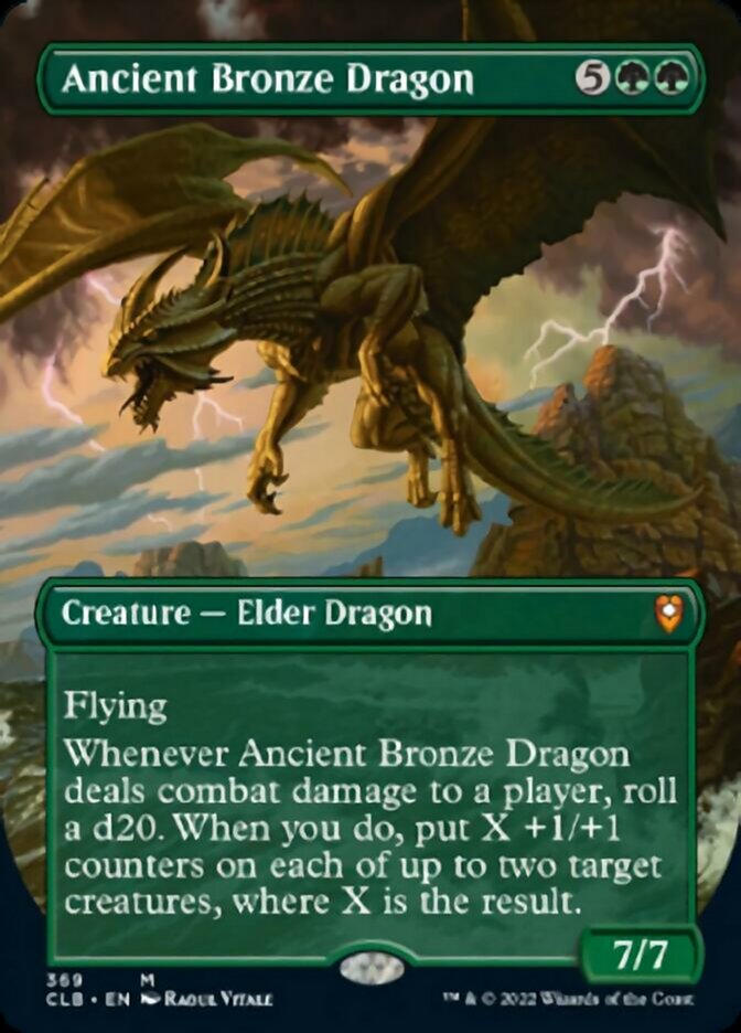 Ancient Bronze Dragon (Borderless) [Foil] :: CLB