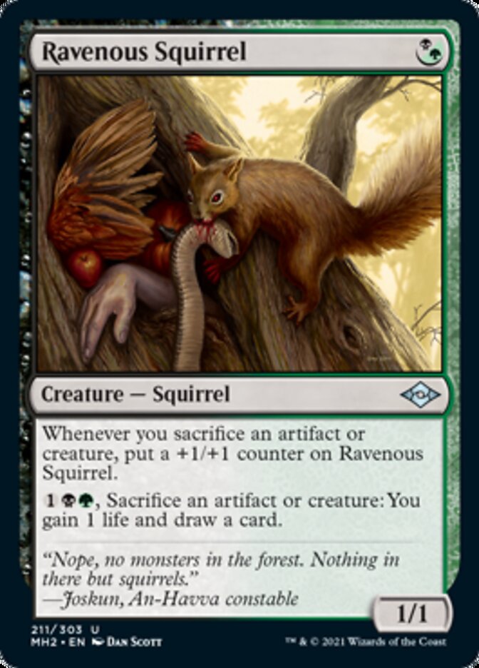 Ravenous Squirrel [Foil] :: MH2