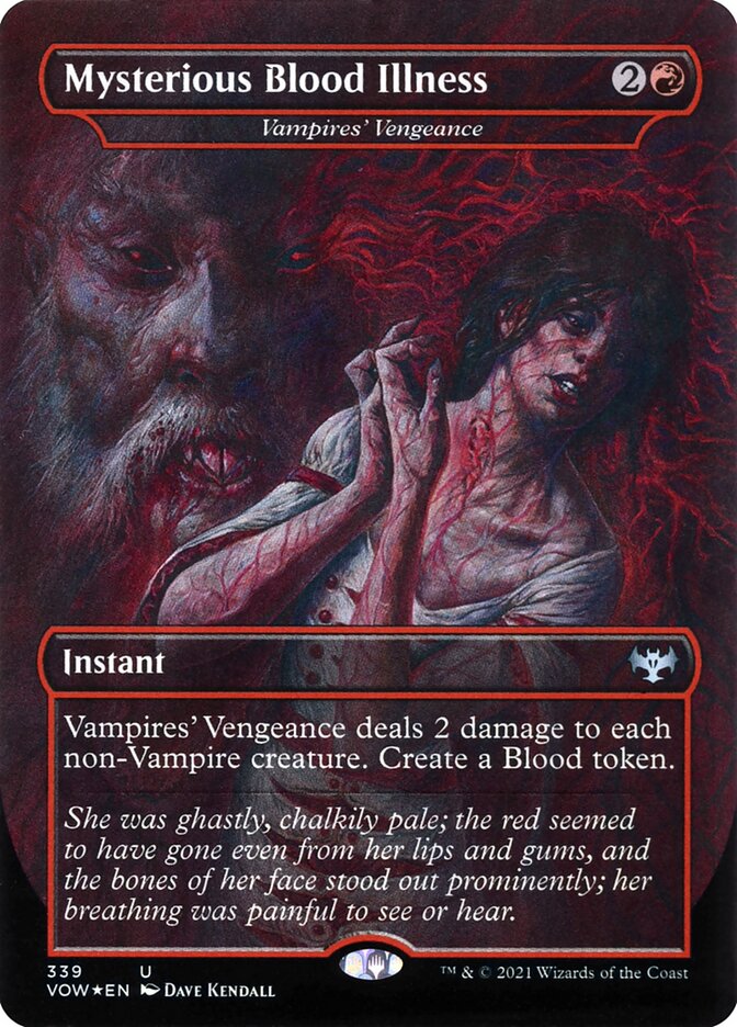 Mysterious Blood Illness - Vampires' Vengeance [Foil] :: VOW