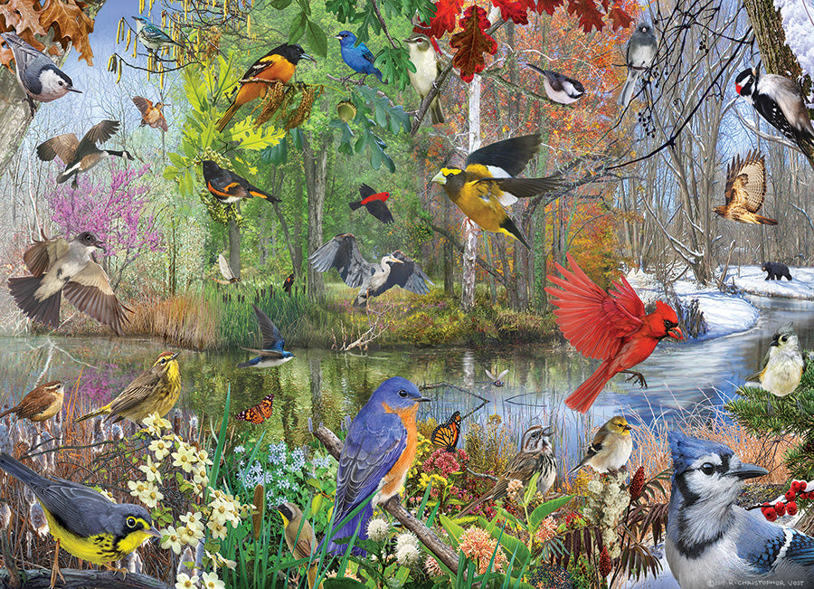 Birds of the Season (1000 pc puzzle)