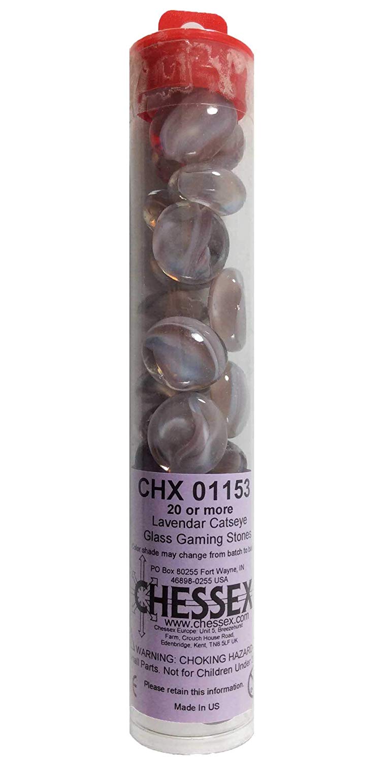 Chessex Glass Gaming Stones (20+ Count)