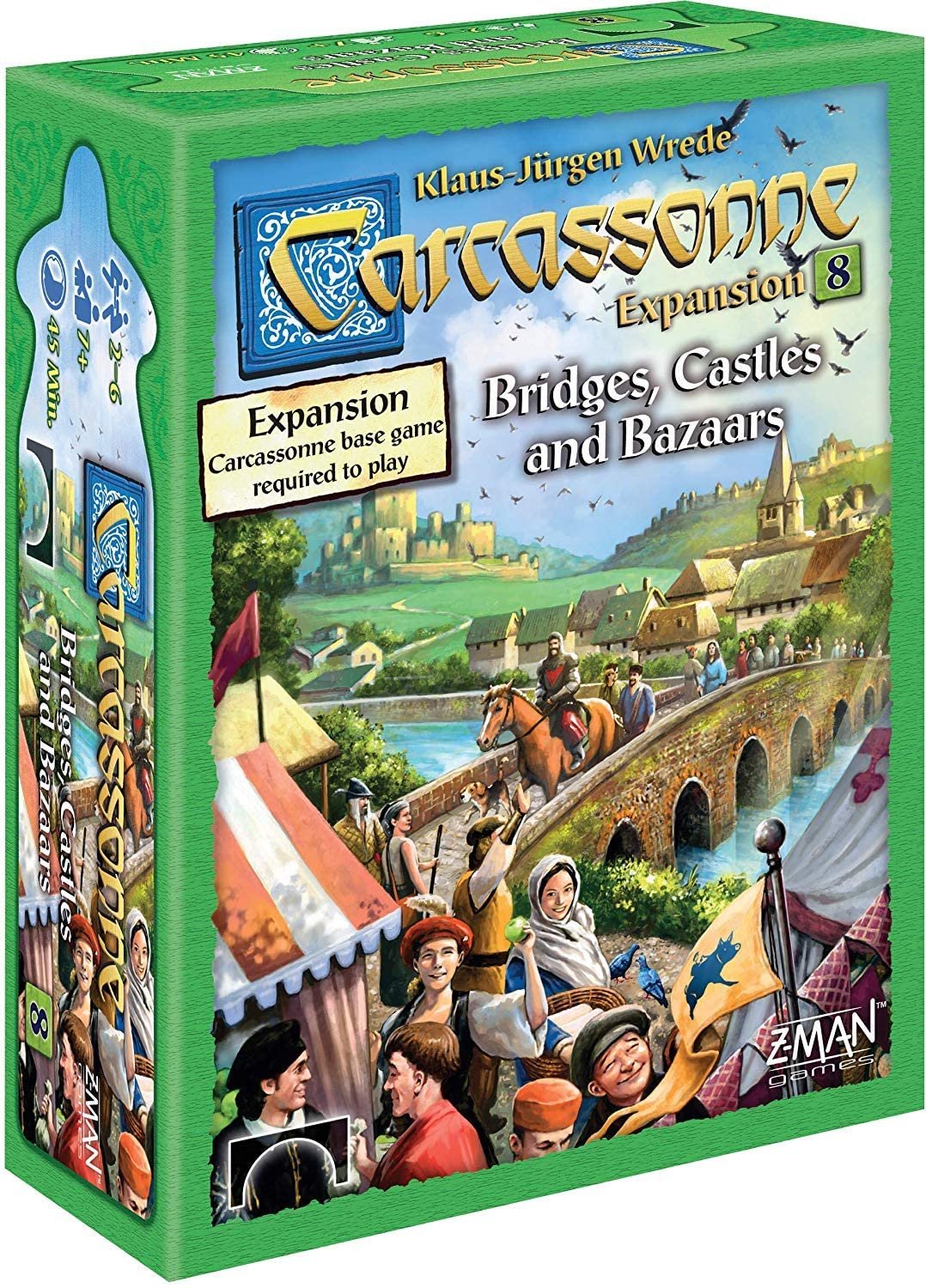 Carcassonne: Expansion 8 - Bridges, Castles, & Bazaars