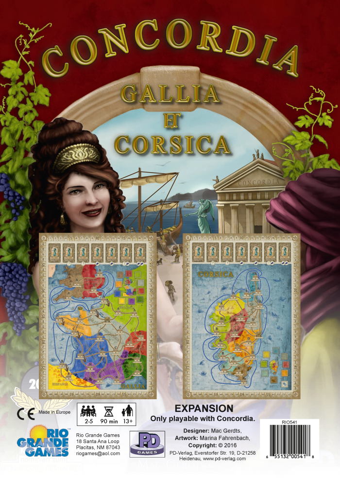 Concordia: Gallia Et Corsica Expansion