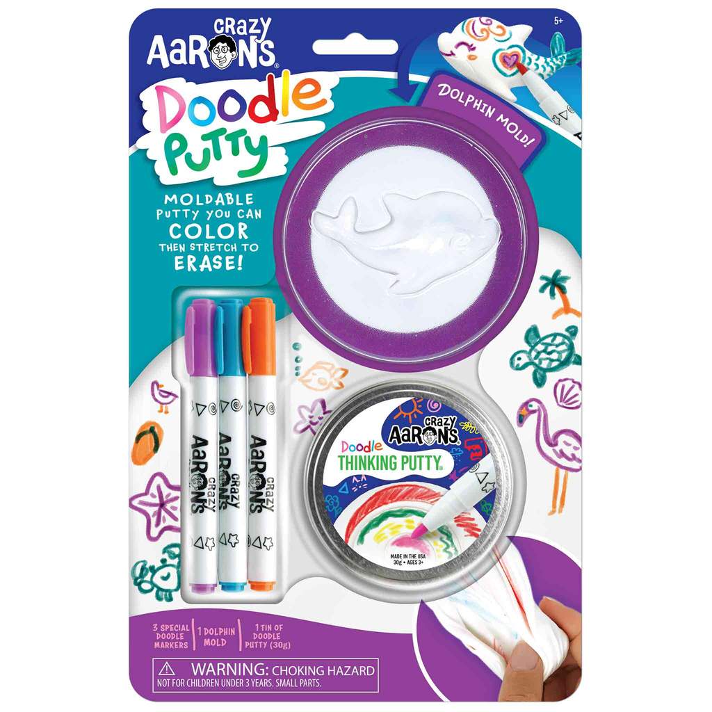 Crazy Aaron's Doodle Putty - Dolphin Mold