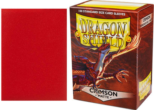 Dragon Shield - 100 Matte Sleeves Crimson Dragon Shield - 100 Matte Sleeves Crimson