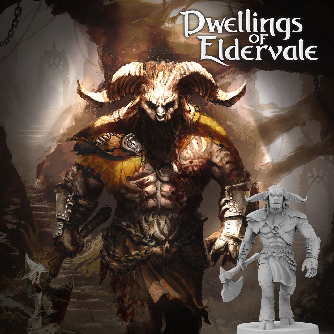 Dwellings of Eldervale: Minotaur Mercenary add-on