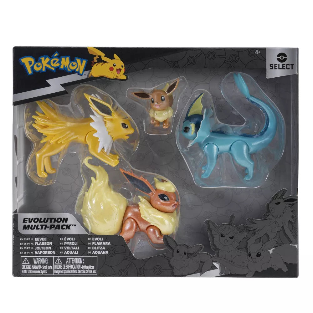 Pokemon - Select Evolution Multipack - Eevee, Jolteon, Vaporeon, Flareon