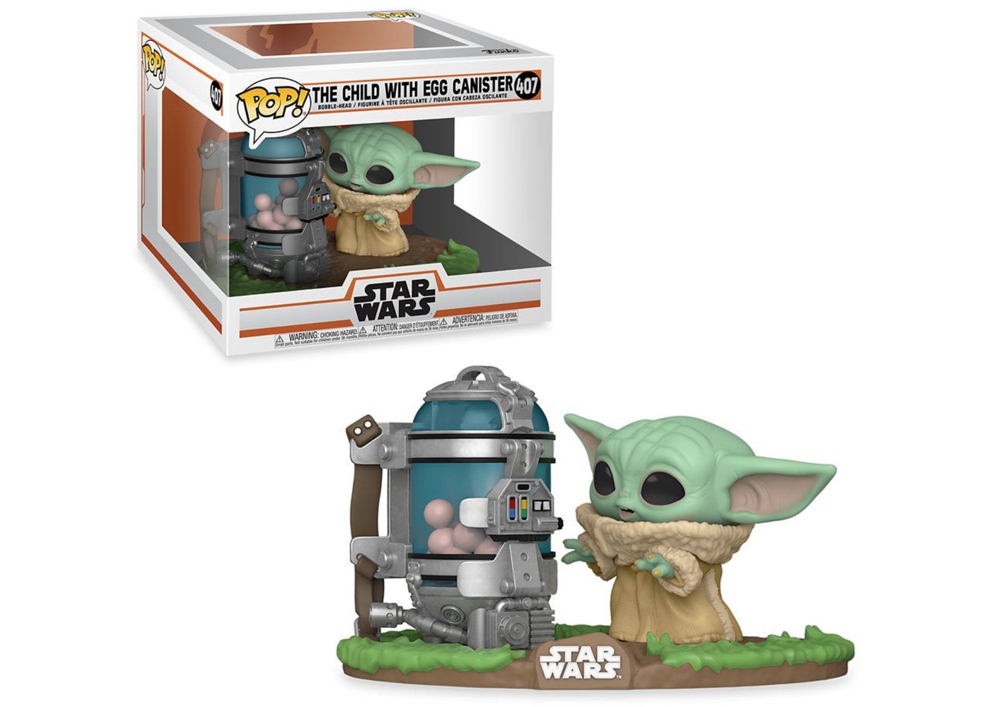 Star Wars the Mandalorian: The Child with Egg Canister Pop! Vinyl Figure (407)