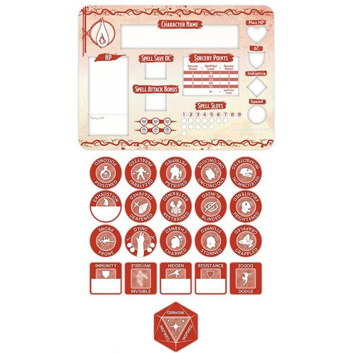 D&D Sorcerer Token Set