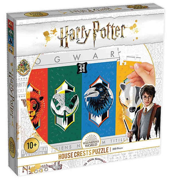 Harry Potter - House Crests (500 pc puzzle)