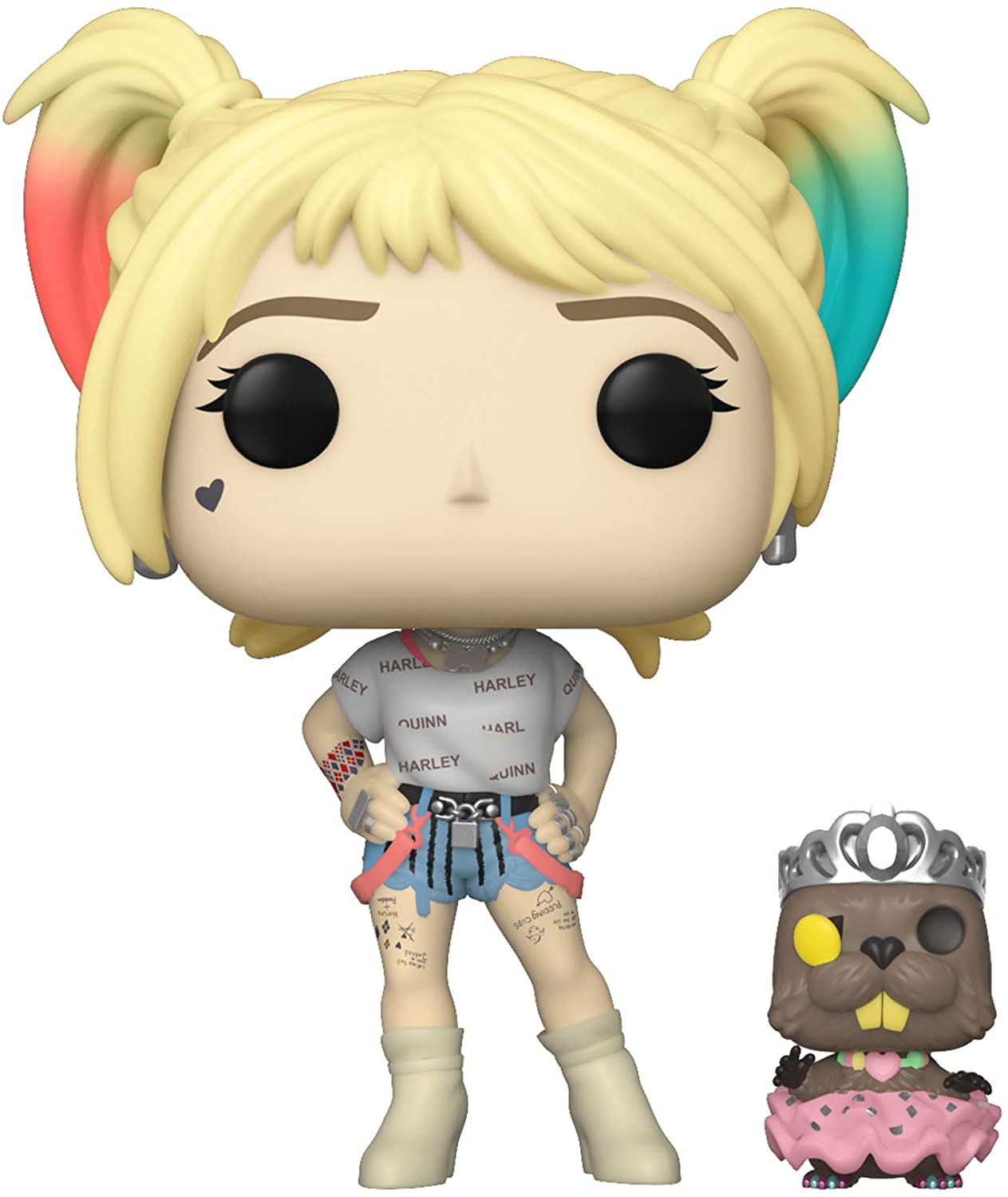 DC Birds of Prey: Harley Quinn and Beaver Pop! Vinyl Figure (308)