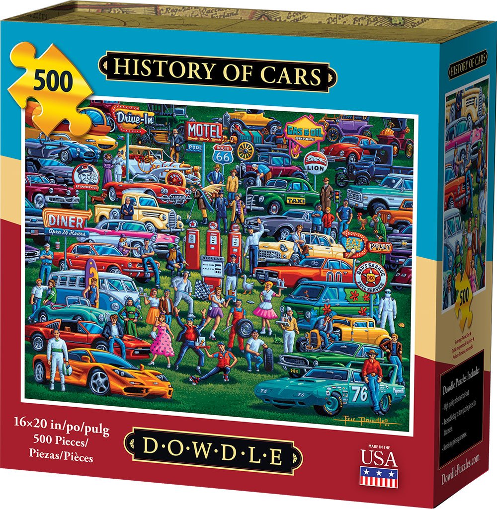 History of Cars (500 pc puzzle)
