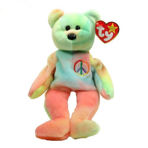 Beanie Baby: Peace the Bear (101)