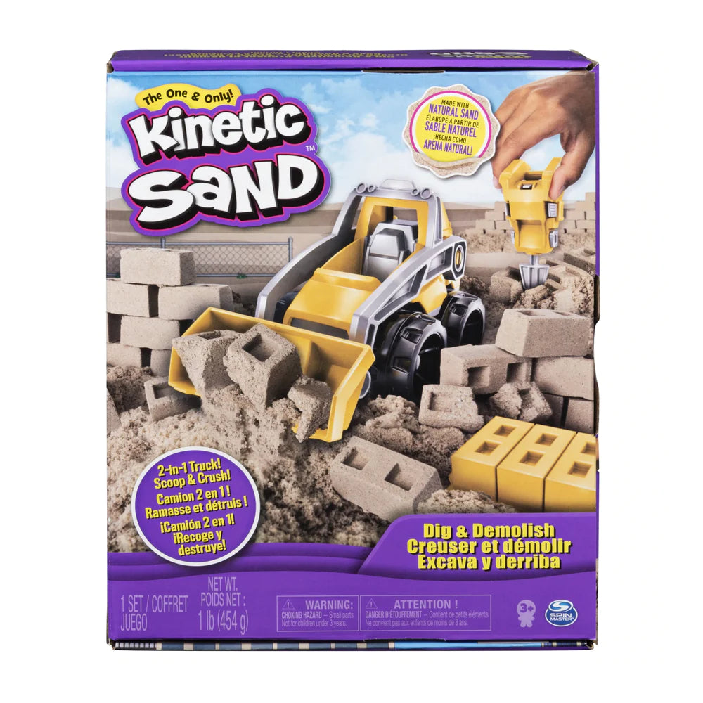 Kinetic Sand Dig & Demolish Truck Playset