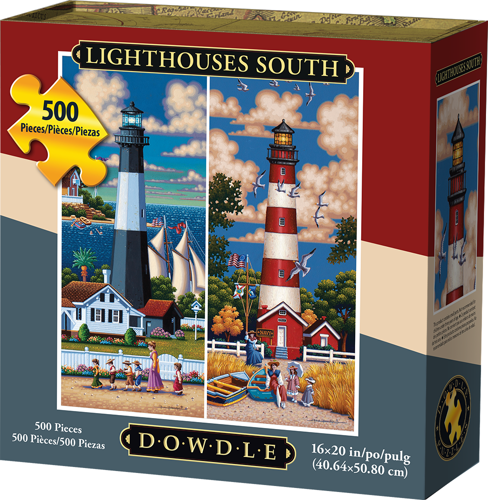 Lighthouses South (500 pc puzzle)