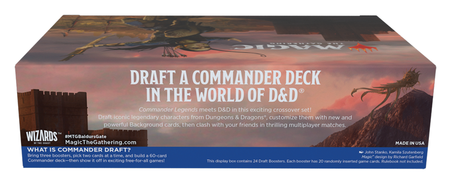 Commander Legends: Battle for Baldur's Gate - Draft Booster Box Commander Legends: Battle for Baldur's Gate - Draft Booster Box