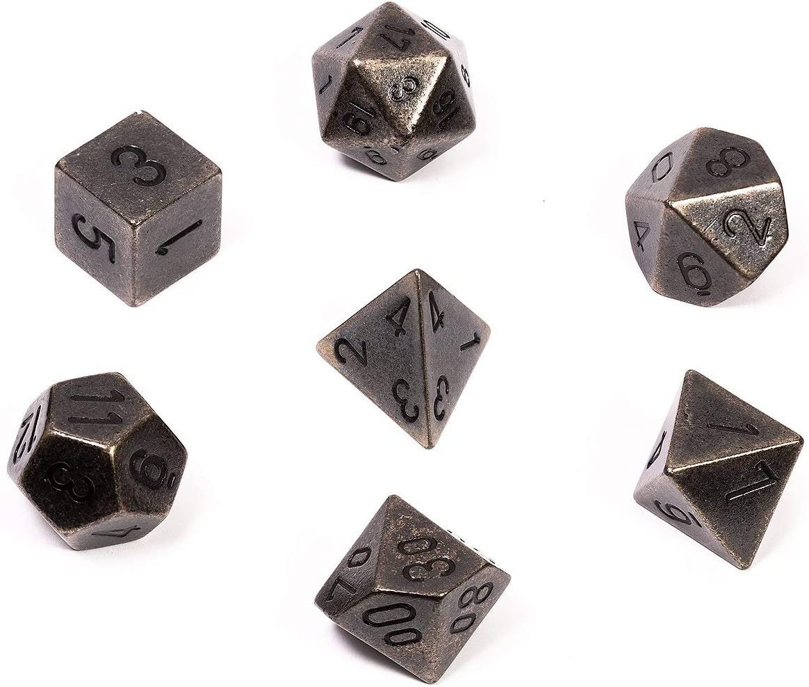 Chessex Metal Polyhedral 7-Die Set