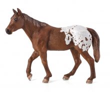 Mojo Animals: Appaloosa Stallion Chestnut Blanket