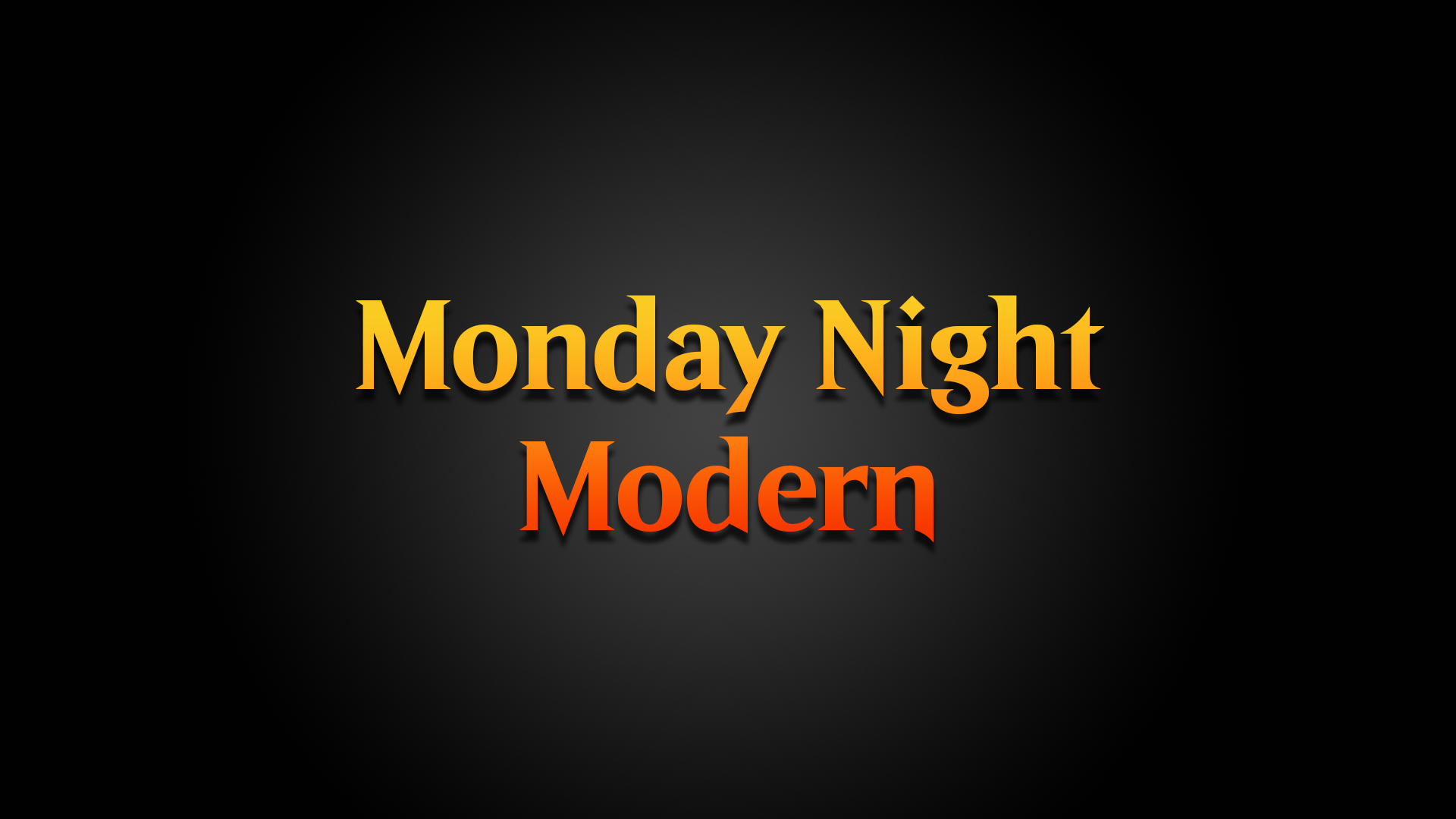 Monday Night Modern
