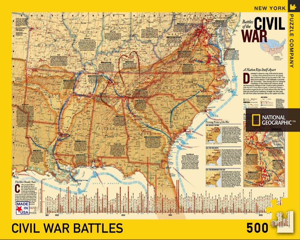 Battles of the Civil War (500 pc puzzle)