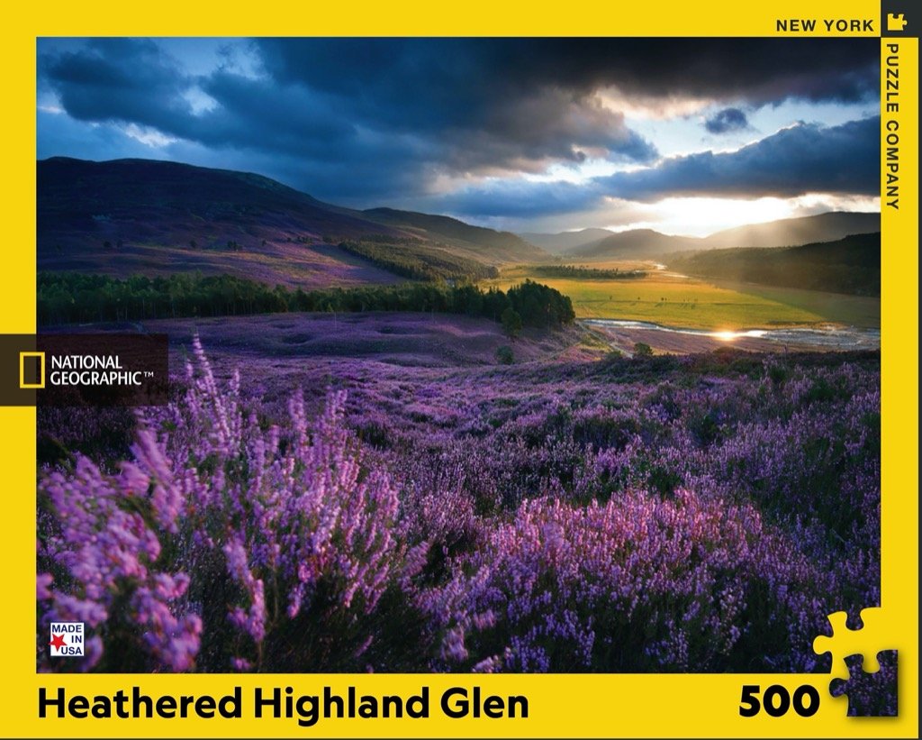 Heathered Highland Glen (500 pc puzzle)