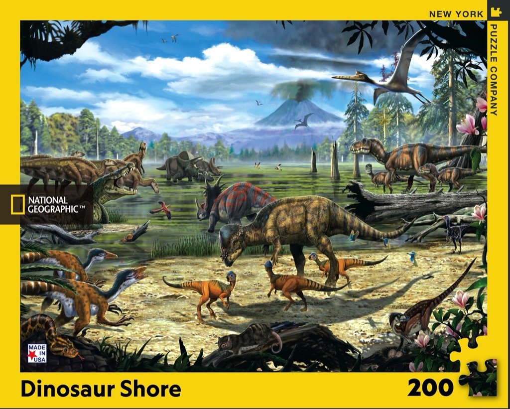 Dinosaur Shore (200 pc puzzle)