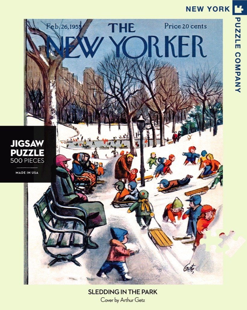 Sledding in the Park (500 pc puzzle)