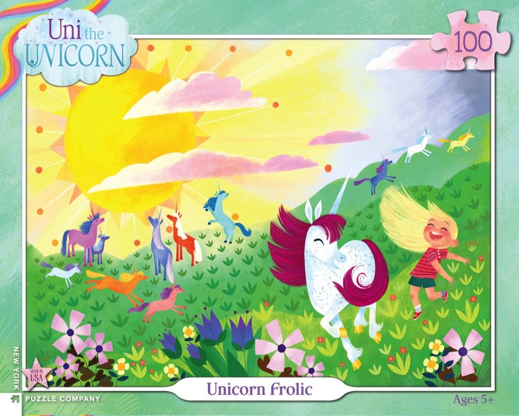 Unicorn Frolic (100 pc puzzle)