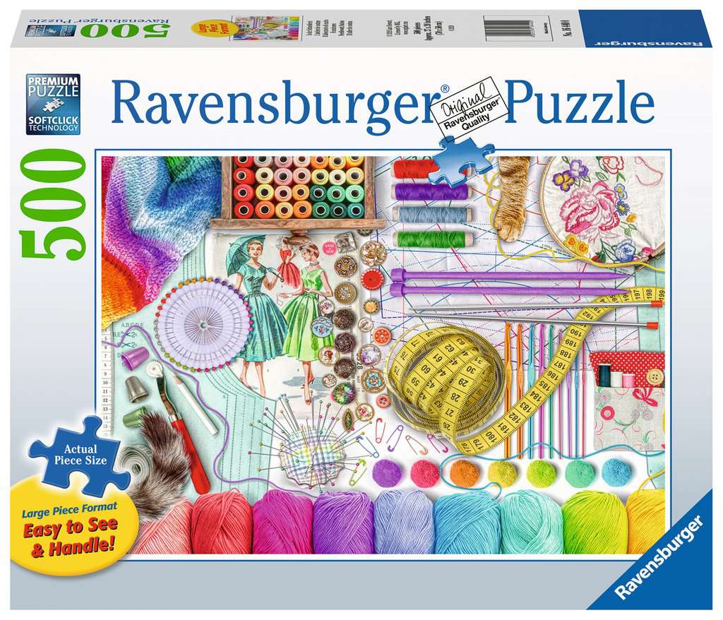 Needlework Station (500 pc puzzle)