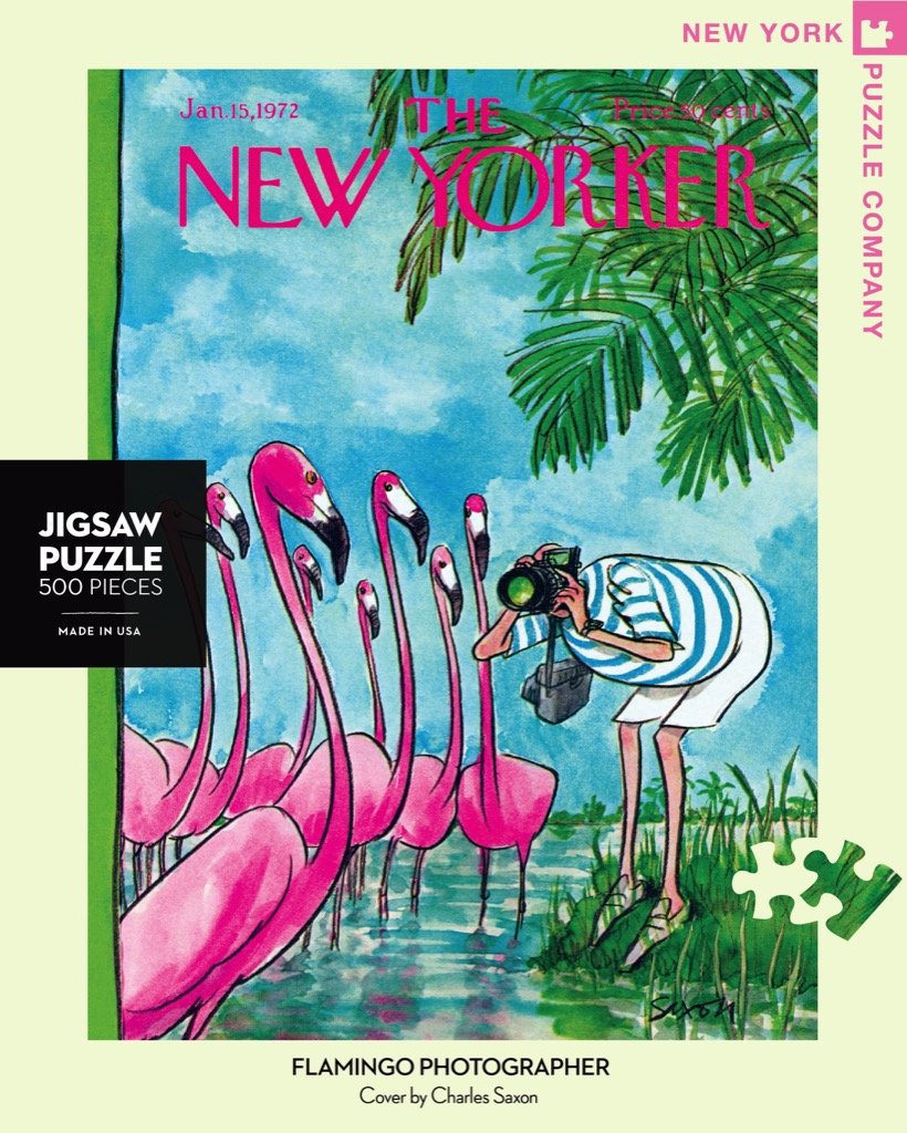 Flamingo Photographer (500 pc puzzle)
