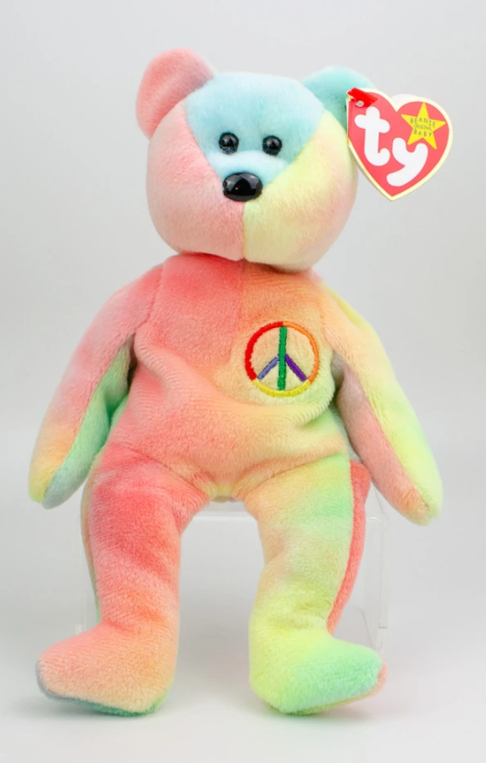 Beanie Baby: Peace the Bear (115)