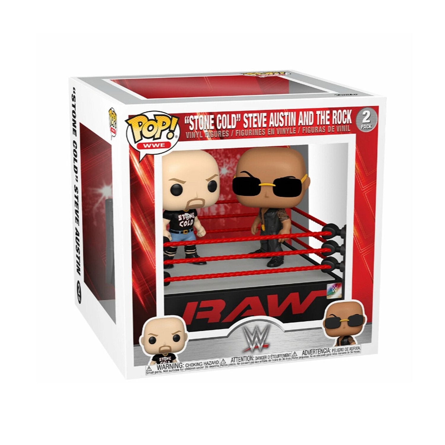 WWE: The Rock vs Stone Cold Pop! Vinyl Figure (2)