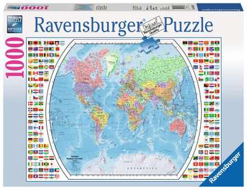 Political World Map (1000 pc puzzle)