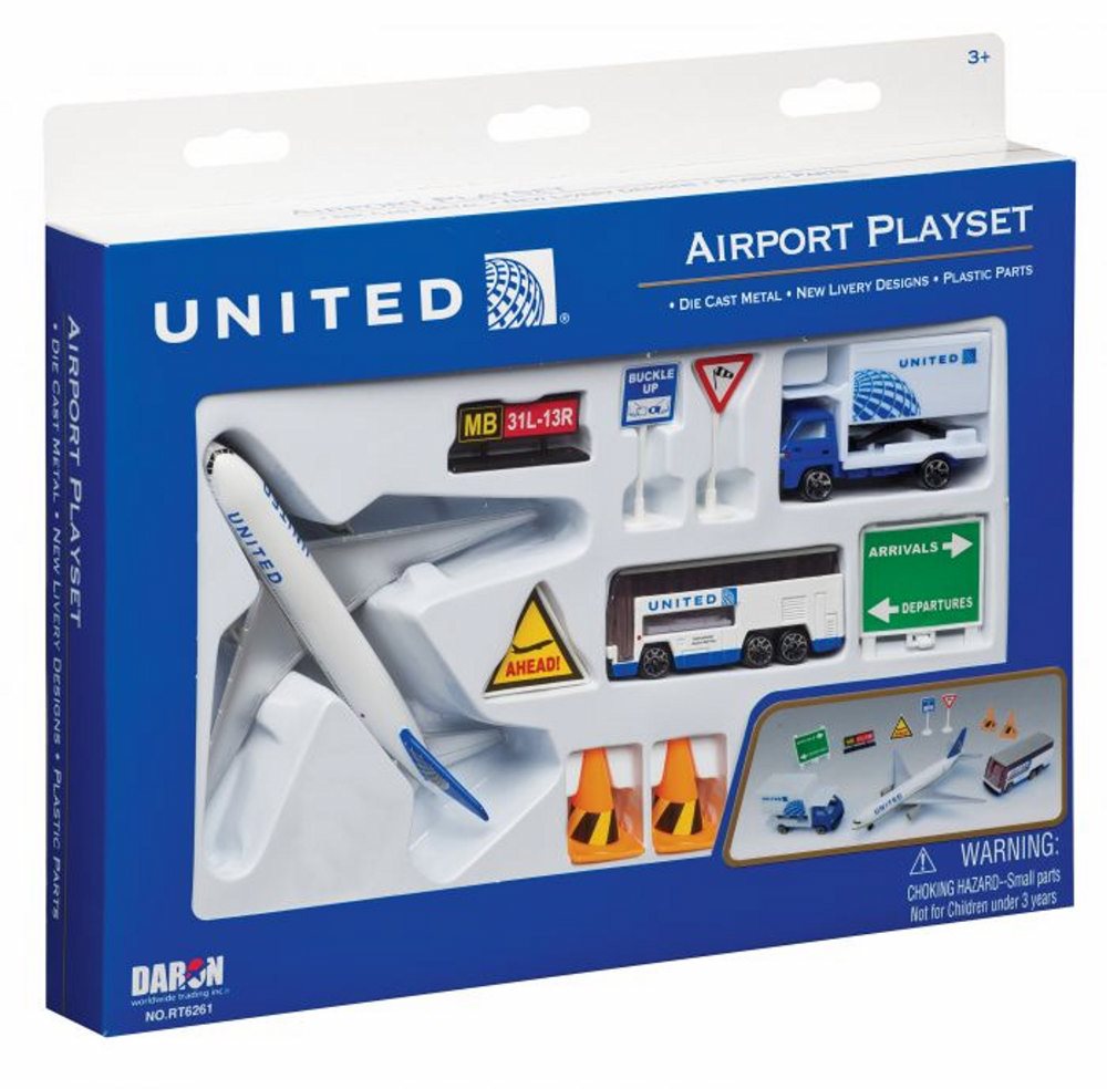 United Airlines Playset