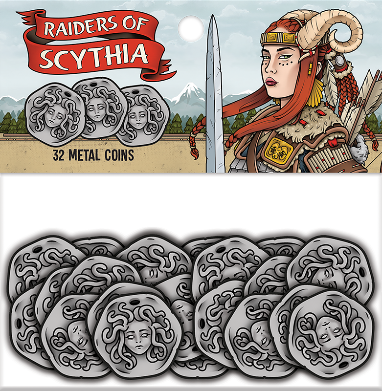 Raiders of Scythia Metal Coins