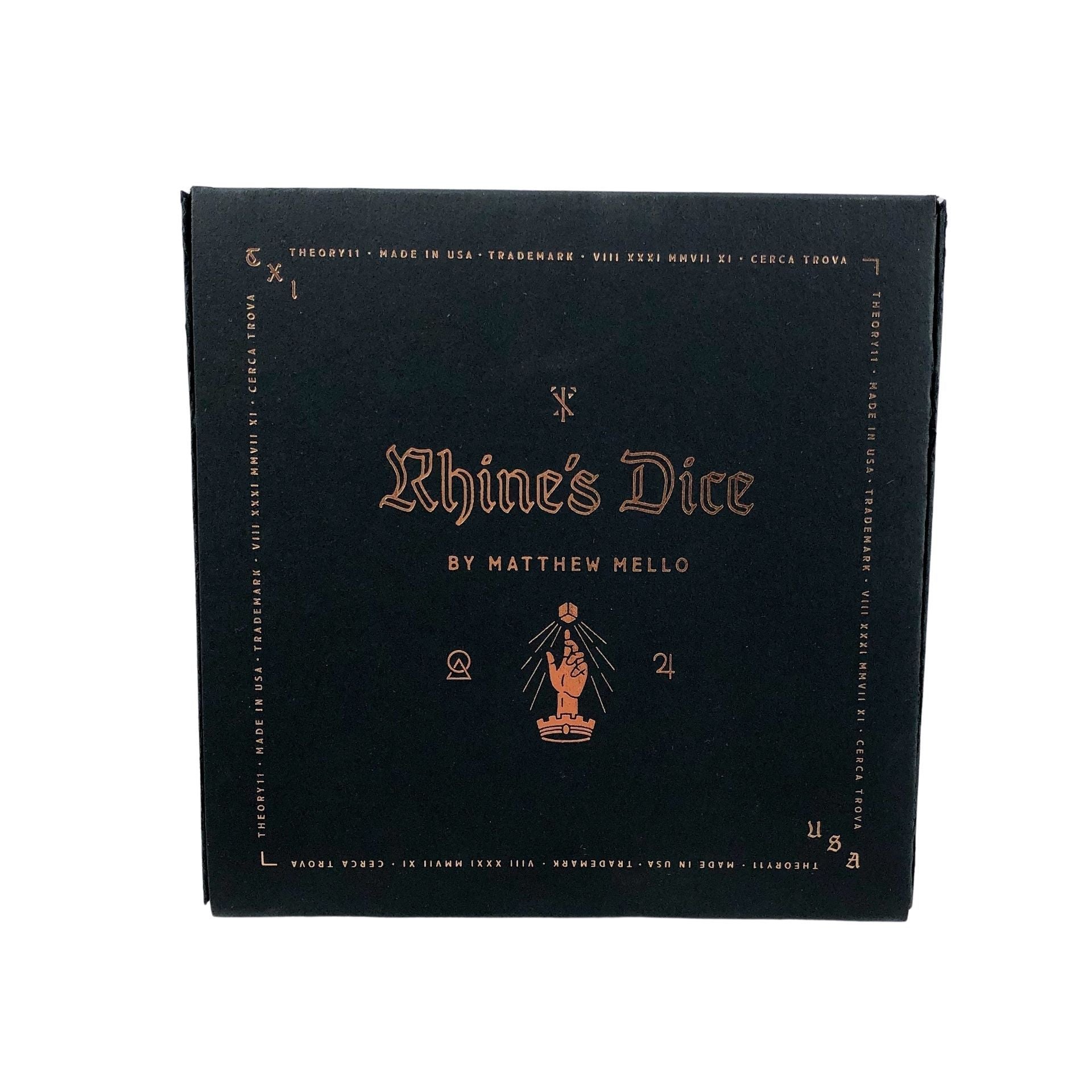 theory11: Rhine's Dice Box Set