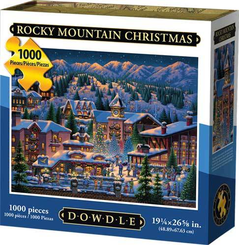 Rocky Mountain Christmas (1000 pc puzzle)
